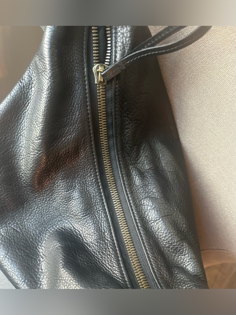 Maurice Hobo - Heritage "Broken-In" Leather Black Parker and thatch - Picture 12 of 13